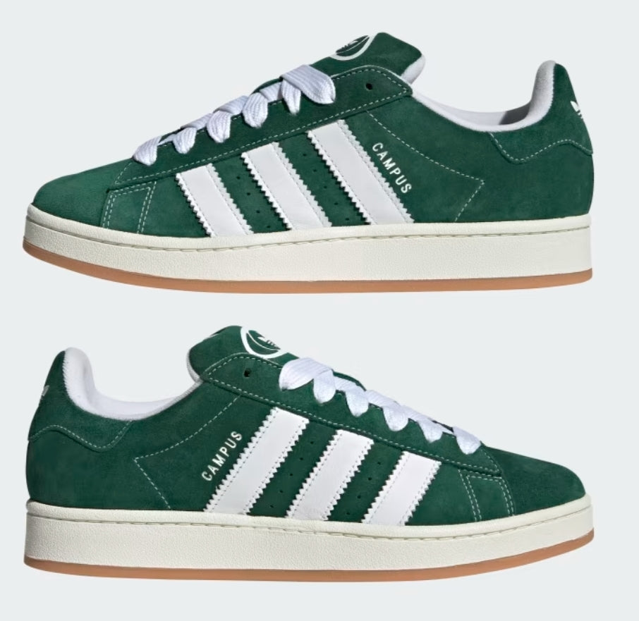 ADIDAS CAMPUS 00S. Dark Green / Cloud White