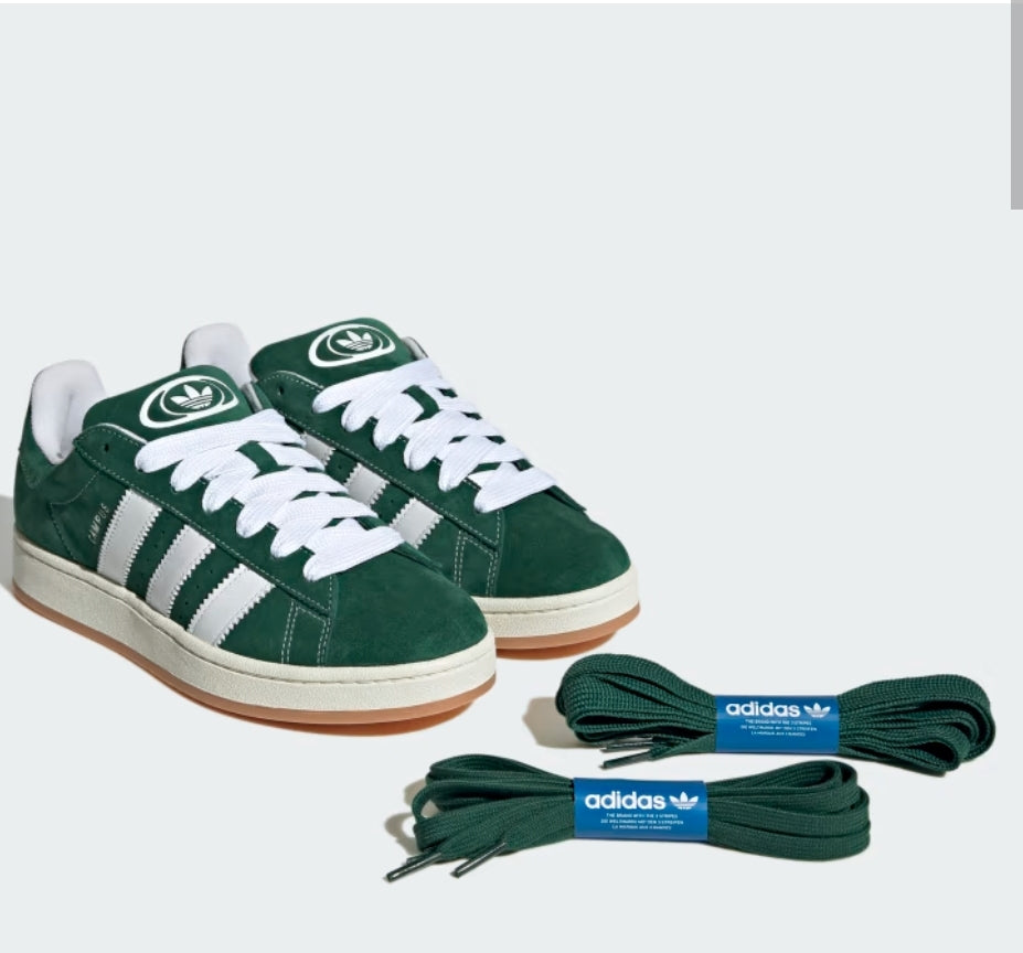 ADIDAS CAMPUS 00S. Dark Green / Cloud White