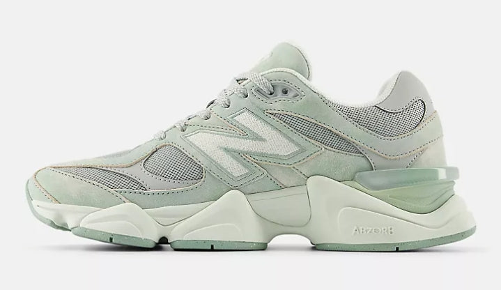 NEW BALANCE 9060 MOSAIC GREEN con SEA SALT